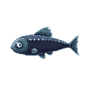 Pixel-art lanternfish